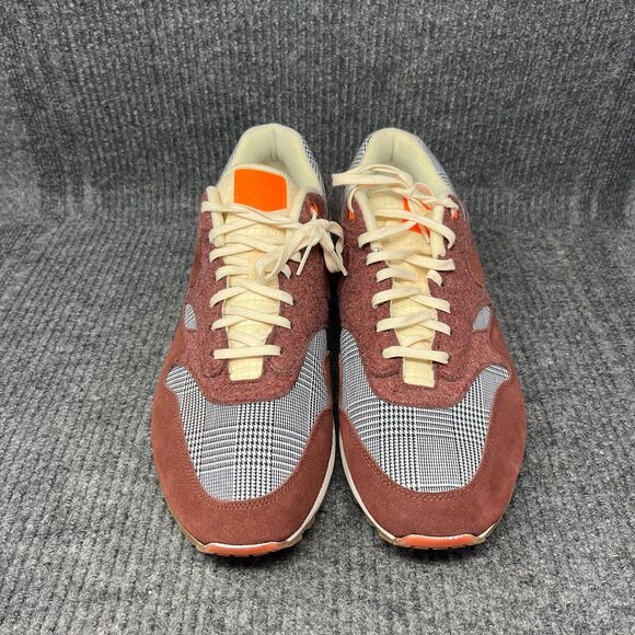 Nike Air Max 1 Houndstooth Bronze Eclipse Total Orange Mens 14 CT1207-200 - Picture 2 of 8